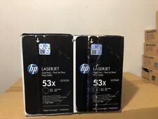 OPEN BOX Genuine hp Q7553XD(53X) - HY BLACK Toner DUAL-PACK for M2727 / P2014 - picture