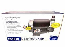 Epson Stylus R320 Digital Photo Inkjet Printer Sealed Print Direct CDs/DVDs New picture