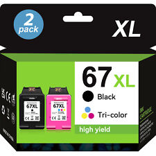 High Yield 67XL 67 XL Ink Cartridges for HP Deskjet 1255 2720e 2732 2755 4130e picture