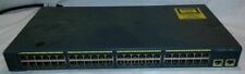 Cisco Catalyst WS-C2960-48TT-L v03 48 x 10/100 Port Rack AC / DC 2x Gig Uplink picture