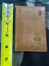 Wang Labs Computer Vintage Rare Company MVP Leather Wallet ID Cards Holder picture