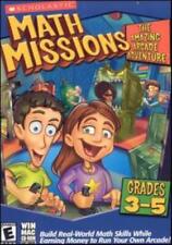 Math Missions The Amazing Arcade Adventure PC MAC CD learn money, fractions game picture