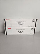 Canon GPR-19 0387B003 Black Toner Cartridge, imageRUNNER 7086 Lot of 2 picture