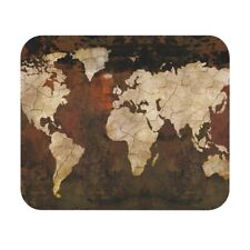 World Map Antique Style Geography Theme Mouse Pad for Work or Home Office 9