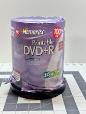 MEMOREX Printable DVD+R 16X 4.7 GB 120 Min Lot of 90 picture