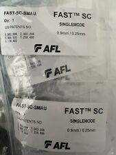 AFL-FAST-CONNECTOR-FAST-SC-SMAU-60-SingleMode-0-9mm-0-25mm Lot of 60 picture