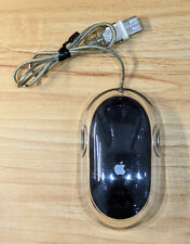 Apple Original OEM Wired USB Pro Model Mouse for Mac, Clear/Black M5769, TESTED picture