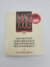 VTG. Central Point MAC TOOLS Deluxe Version 1.2 System 7 Compatible BOOK ONLY picture