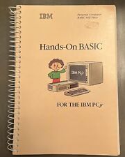 IBM PCjr Computer Book Programming Tutorial Hands On Basic 80’s Vintage picture