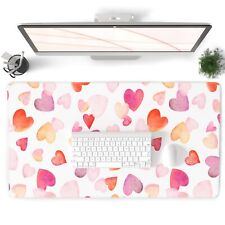 Large Mouse Pad for Desk Pink Desk Mat for Keyboard and Mouse Non-Slip Rubber... picture