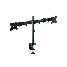 Rocelco Dual Articulating Monitor Desk Mount for Monitors up to 27