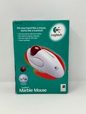Logitech Marble Wired Mouse 4286 White and Red picture