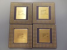 Lot 4 Intel 486SX-33 A80486SX 33 MHz i486 SX Socket 3 processor gold picture