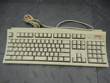 Compaq Mechanical Keyboard Vintage Mainframe PS/2 Ergonomic Beige Vintage Retro picture