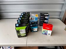 Lot of Ink Cartridges (HP 67 Black and Tri-Color Ink Cartridges, EZink, Canon) picture