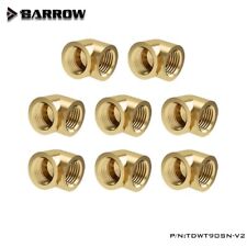 Barrow 4/6/8PCS Double Internal G1/4'' Thread 90 Degree Angle Fitting Adapter picture