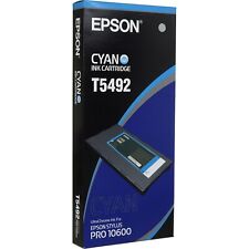 Genuine Epson T5492 Cyan Ink Cartridge for Stylus Pro 10600 picture