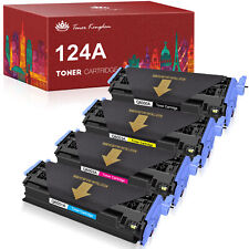 4 Toner Q6000A -3A Set Fits HP 124A Laserjet 1600 2600 2600n 2605dn 2605 Printer picture