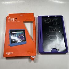 Genuine Amazon Kid Proof Case Fire 7 Fits 9th Gen 2019 - Purple Design New READ picture