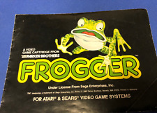 ATARI SEARS GAME INSTRUCTIONS FROGGER Vintage 1978/82 RARE LAST ONES picture