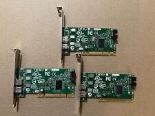 LOT OF 3 DELL 0H924H DUAL PORT IEEE-1394 PCI FIREWIRE CARD ZZ9-3(7) picture