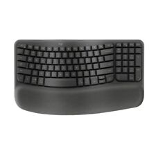 Logitech Wave Keys Wireless Ergonomic Keyboard with Cushioned Palm RestGraphite picture