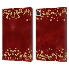 OFFICIAL HAROULITA GOLD ACCENT LEATHER BOOK WALLET CASE FOR APPLE iPAD picture