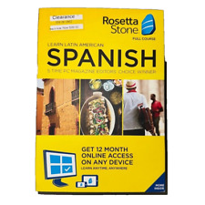 Rosetta Stone Spanish (Latin American) 12 Months Access Full Course -New picture