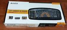 Ergonomic Left Handed Keyboard for Business/Accounting - 8 Multimedia Hotkeys - picture