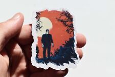 Cool Vintage Frankenstein Matte White Die Cut Sticker - Made in USA picture