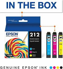 Genuine Epson 212 Color Ink Cartridge for 4104 5100 5105 WF2830/2850 Printer-3PK picture