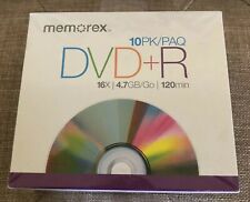 Memorex DVD+R 10Pack 16X 4.7GB 120min. NEW Sealed Package. picture