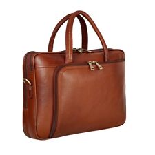 stylsak, Genuine leather briefcase bag men with genuine leather handmade product picture