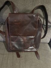 Celtic & Co. Unisex Laptop Backpack Brown Genuine  Leather “Fred” picture
