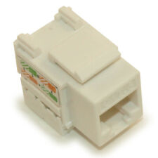 Keystone Jack Insert/Punch-down - Cat 6 RJ45 Networking  White picture