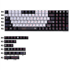 129 Keys Star Wars Black PBT Keycap Cherry Mx Button Sublimation Boxed Xmas Gift picture