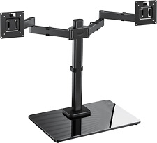 Freestanding Dual Monitor Stand, Monitor Mounts for 13 to 32 Inches Computer Scr picture