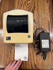 Zebra LP2844 Direct Thermal Label Printer With Power Cord Runs Test Sheet Fine picture