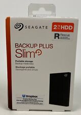New Seagate Backup Plus Slim USB 3.0 2TB External Hard Drive Storage -  picture