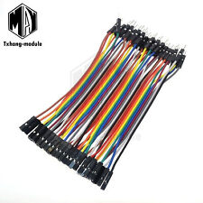40PCS Dupont wire jumpercables 10cm 2.54MM male to female 1P-1P J15 A2TM picture