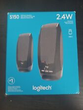 NEW Logitech S150 Digital Speaker System 2.4W, USB, Black,  For Mac & PC BOXED picture
