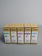 Canon Pfi-301 set of 5 Ink tank G,Y,M,BK,PC ImagePROGRAF 8100 9100 picture