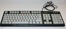 Compaq Keyboard Black with Gray Keys Mechanical Clicky Model 5107  picture
