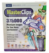 IMSI Masterclips 375,000 Software W/ Image Catalogue & Instructions Nib New picture