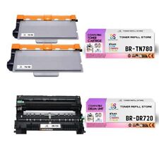 2Pk TRS TN780 DR720 HY Compatible for Brother HL6180DW Toner and Drum Unit picture
