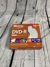 Memorex 10 Pack DVD-R 16x 4.7 GB 120 Minute Recordable Disks New picture
