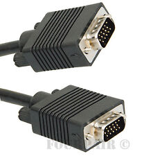 Premium Heavy Duty 6ft VGA SVGA Video Cable Cord Male to Male PC Laptop Monitor picture