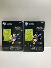 2 X HP Everyday Photo Paper 200 sheet Universal Inkjet Glossy 4x6 Disney Picture picture