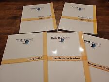 Rosetta Stone Spanish Mixed Book Lot  Level 1 Level 2 Homeschool Edition Books picture
