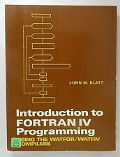 1971 Introduction to Fortran IV Programming Softcover Book John Blatt 1st Print picture